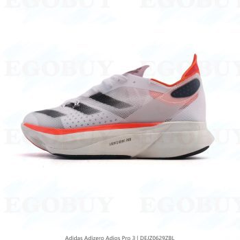 阿迪达斯 Adidas 男女同款运动鞋 加碳柱 2025年新款 ADIZERO ADIOS PRO 3专业长跑跑步鞋 厚底增高运动老爹鞋