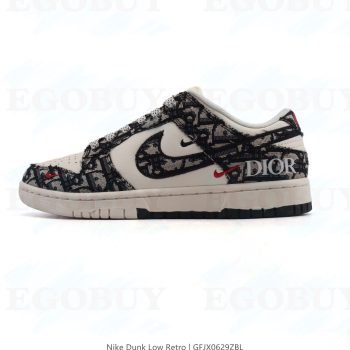 耐克 Nike Dunk Low Retro 运动鞋 2025年新款蛇年限定 经典复古滑板鞋 迪奥联名款