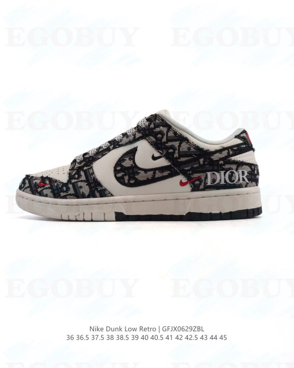 耐克 Nike Dunk Low Retro 运动鞋 2025年新款蛇年限定 经典复古滑板鞋 迪奥联名款