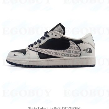 耐克/Nike Air Jordan 1 Low OG SP"Military Blue"AJ1乔1倒勾 北面 THE NORTH FACE  联名款