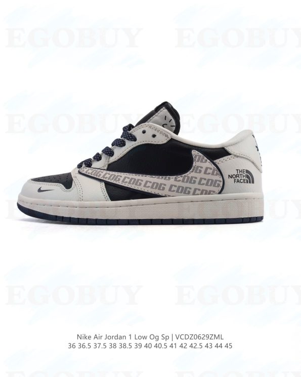 耐克/Nike Air Jordan 1 Low OG SP"Military Blue"AJ1乔1倒勾 北面 THE NORTH FACE  联名款