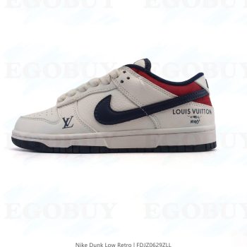 耐克 Nike Dunk Low Retro 运动鞋经典复古滑板鞋 LV Louis Vuitton ( 路 易 威 登 ) 联名款