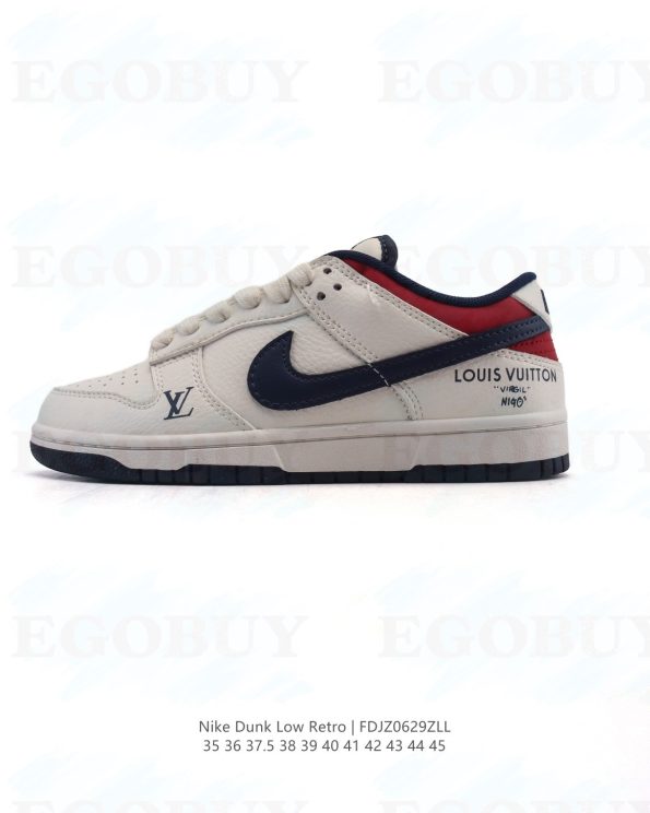 耐克 Nike Dunk Low Retro 运动鞋经典复古滑板鞋 LV Louis Vuitton ( 路 易 威 登 ) 联名款