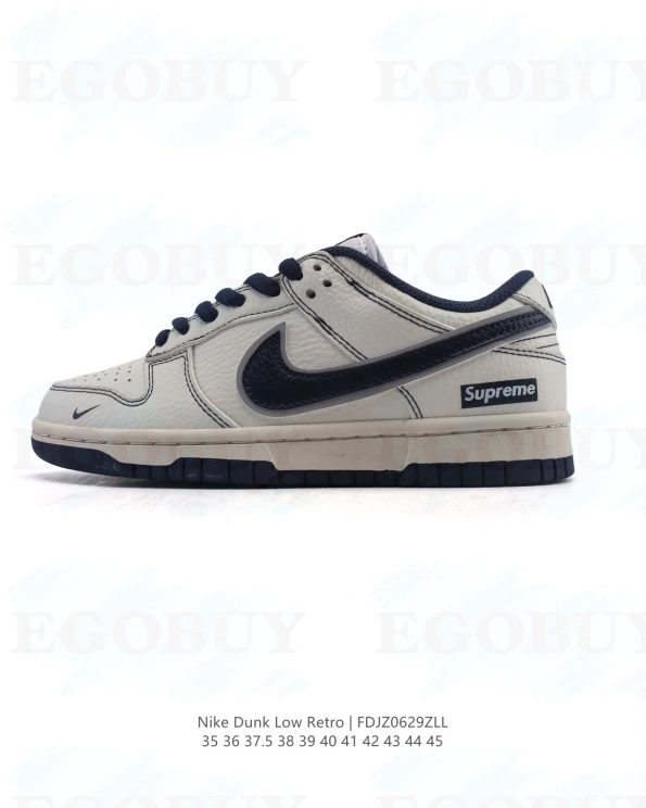 耐克 Nike Dunk Low Retro 运动鞋经典复古滑板鞋 至尊 supreme