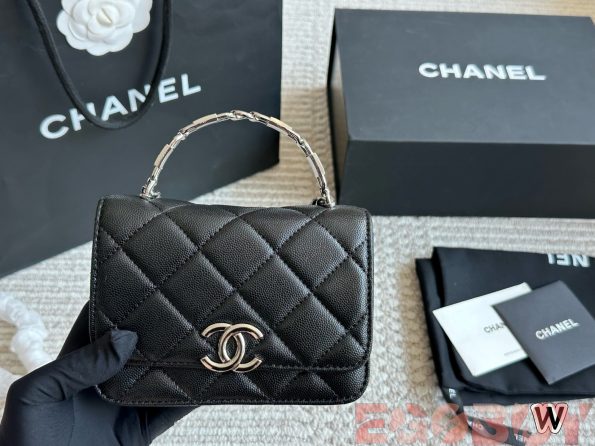 Chanel 香奈儿  22s珐琅手柄 小废包/零钱包/口红包
