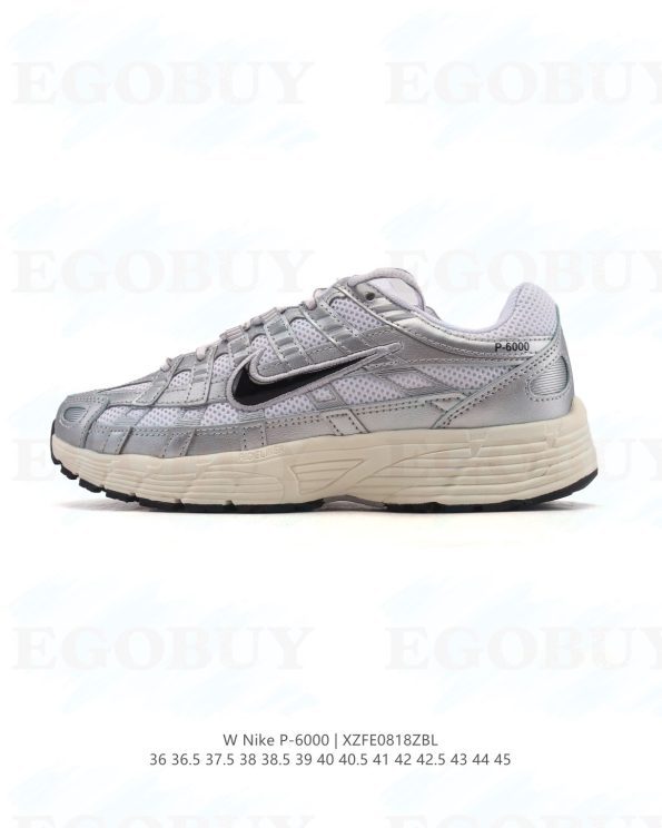 耐克(NIKE)男女子休闲运动鞋 P-6000 Premium 轻便舒适透气防滑缓震耐磨跑步鞋