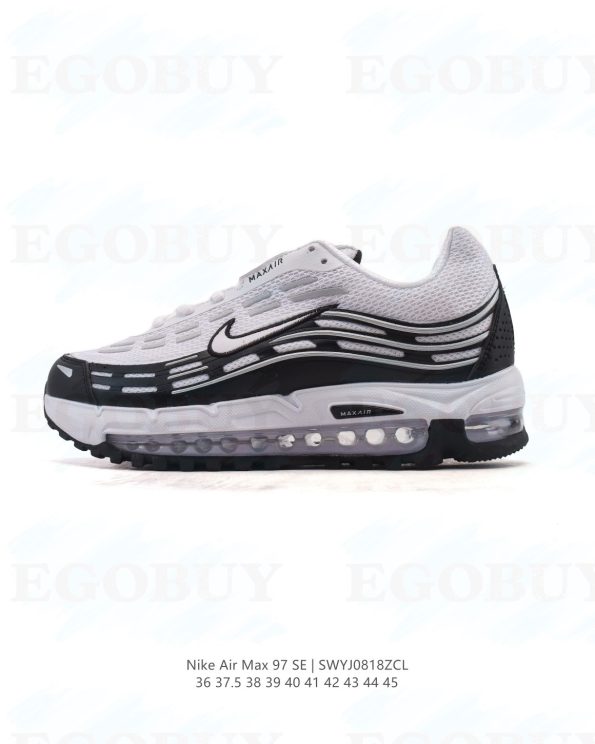 Nike/耐克 Nike Air Max 97 SE 气垫缓震男士跑步鞋 厚底增高百搭运动鞋