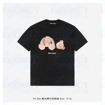 Palm Angels 棕榈天使 24ss 断头熊印花短袖