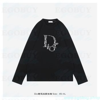 Dior/迪奥 25Fw Dio老花压胶长袖