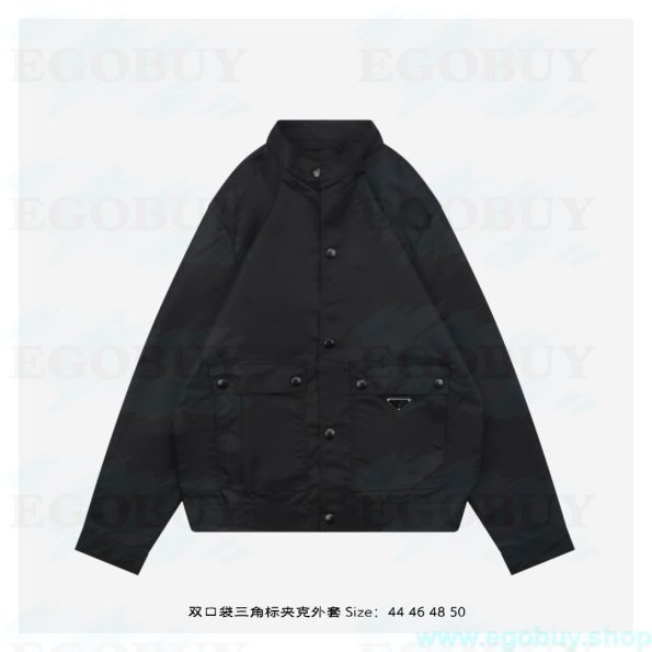 Prada/普拉达 25Fw 双口袋三角标夹克外套