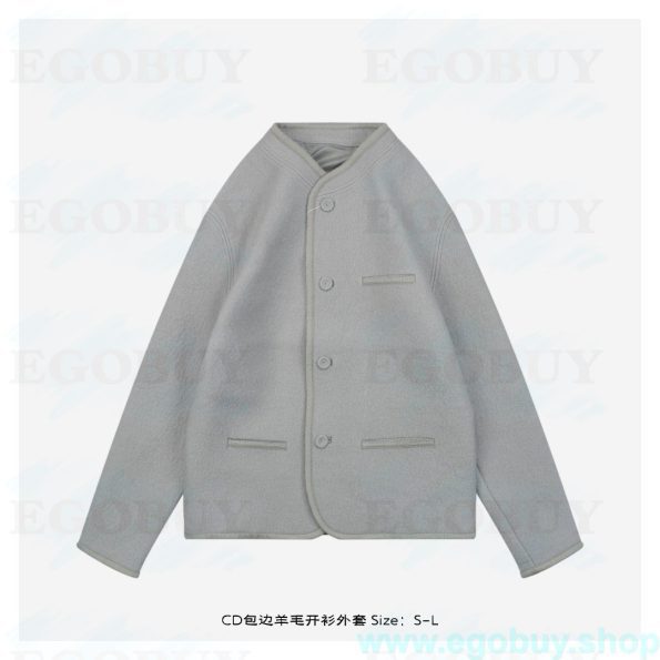 Dior/迪奥 25ss CD包边羊毛开衫外套