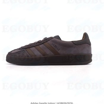 阿迪达斯 Adidas Originals Gazelle Indoor复古三叶草防滑透明橡胶板鞋经典运动鞋